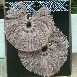 Nena & Co. Sand Dollar Artisan Earrings